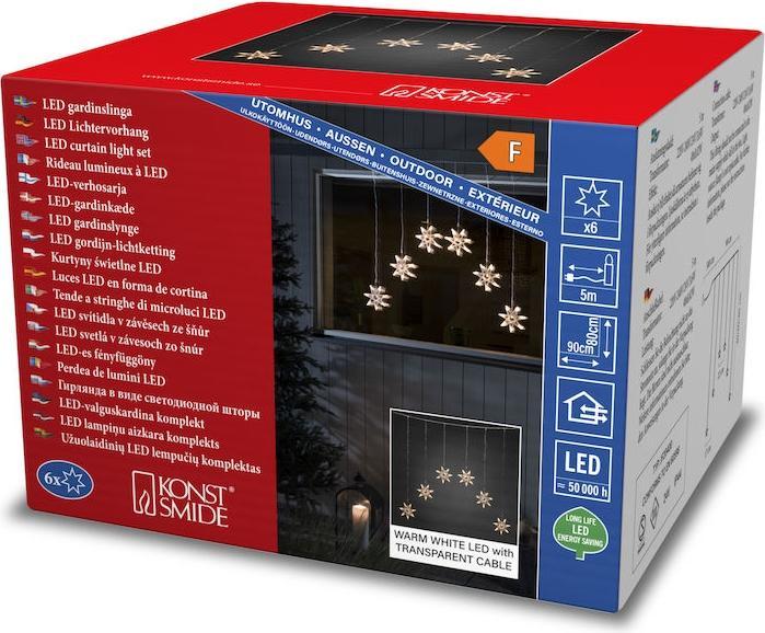 Actual product image Konstsmide LED light curtain (5.90 m)