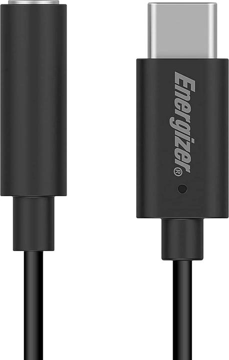 Actual product image Energizer Audio Adapter 3.5mm Jack to USB-C - 11cm (USB-C, 3.5mm jack)