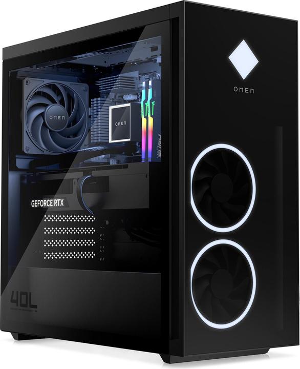 Immagine prodotto HP Omen 40L GT21-1016ng (2000 GB, 32 GB, AMD Ryzen 7 7800X3D, GeForce RTX 4070 Ti Super)