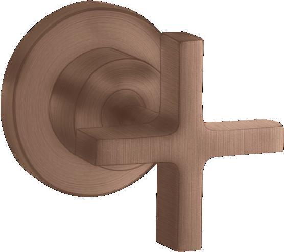 hansgrohe Axor Citterio Valvola d'intercettazione da incasso con maniglie a croce