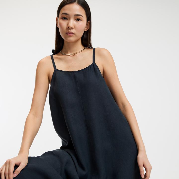 Actual product image La Redoute Collections Langes ausgestelltes Leinenkleid (L)