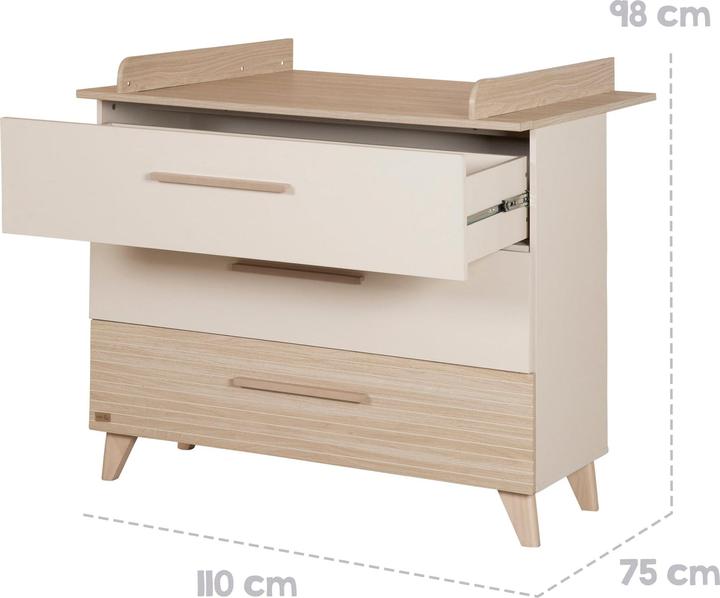 Produktbild Roba Wickelkommode breit inkl. Wickelansatz Sidney