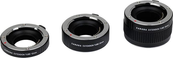 Actual product image Caruba Extension Tube Set Olympus Chrome (Macro intermediate ring)