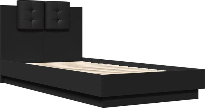 Actual product image VidaXL Bed frame with headboard (90 x 190 cm)