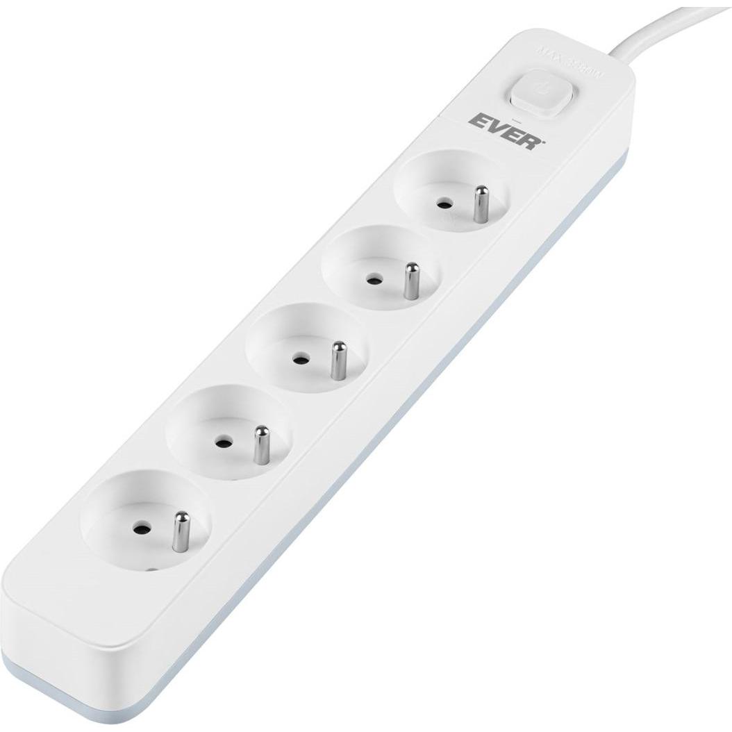 Ever, Steckdosenleiste, Listwa Antyprzepięciowa Protect 5pl 3 m (5 x, 3 m)