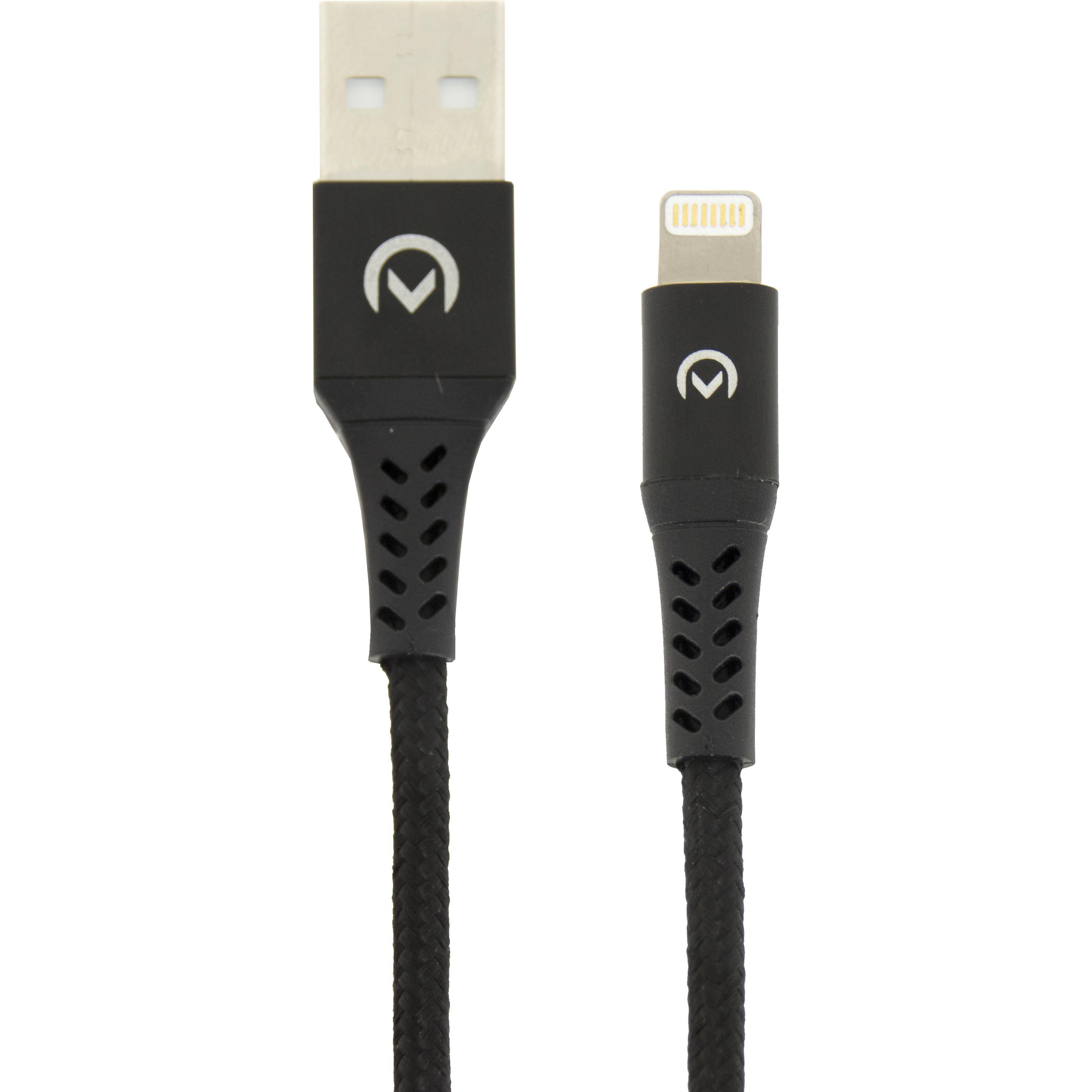 Thumbnail - Mobilize Nylon USB auf MFi Lightning (0.06 m), USB Kabel