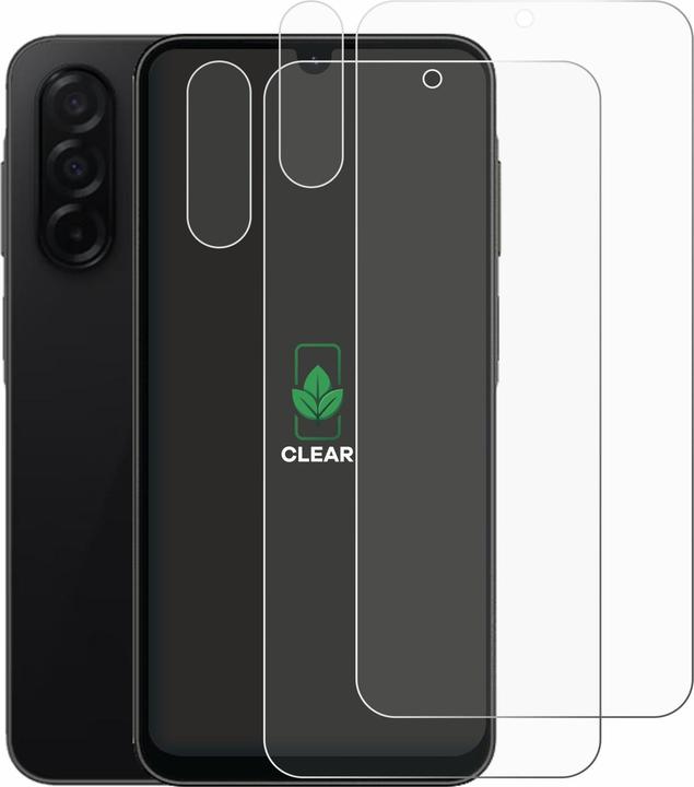 Actual product image ScreenLeaf Screen Protector sustainable Screen Protection, clear, anti-scratch (2 pcs., Samsung Galaxy A26)
