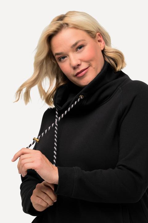 Produktbild Ulla Popken Sweatshirt, weiter Stehkragen, Taschen, Raglan-Langarm (50, 52)