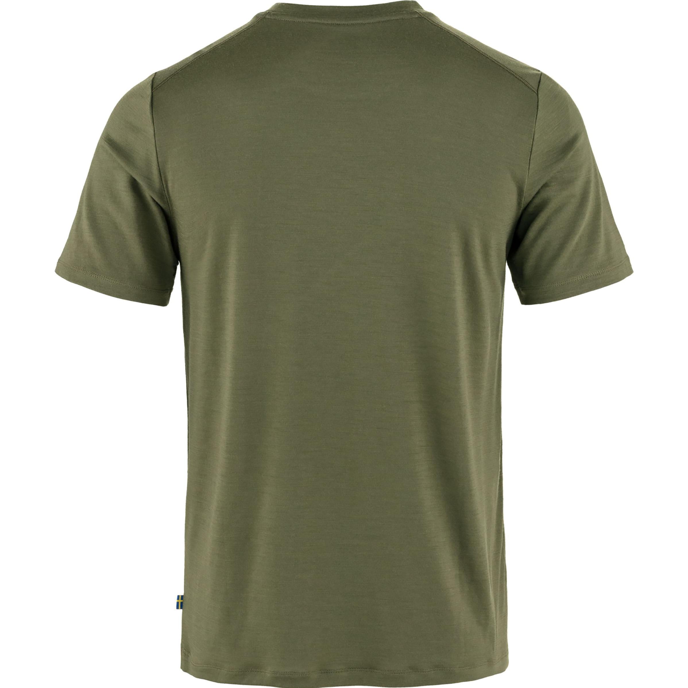 Fjällräven, Herren, Funktionsshirt, Abisko Wool (XXL), Grün, XXL