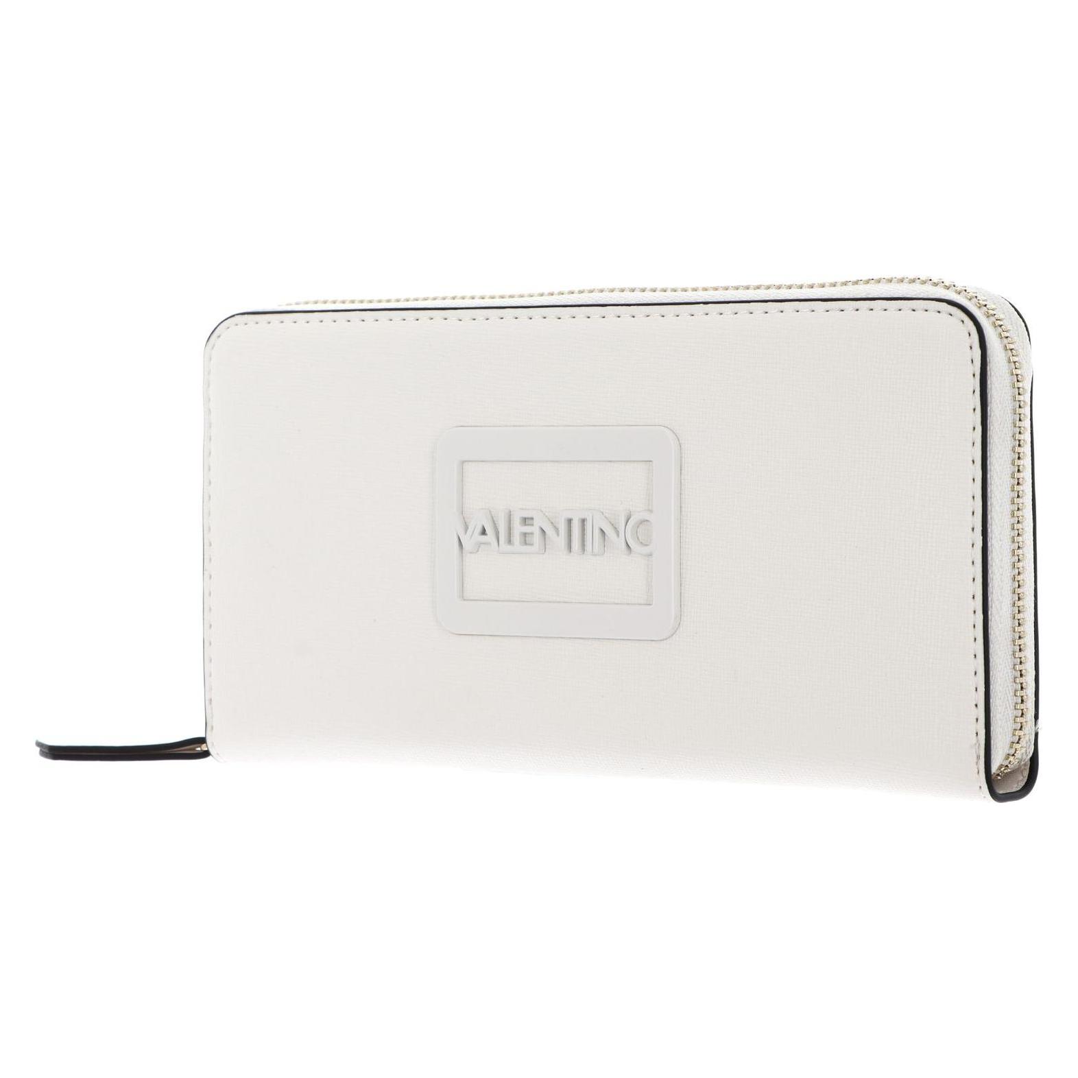 Valentino, Damen, Portemonnaie, Trafalgar Zip Around Wallet, Weiss