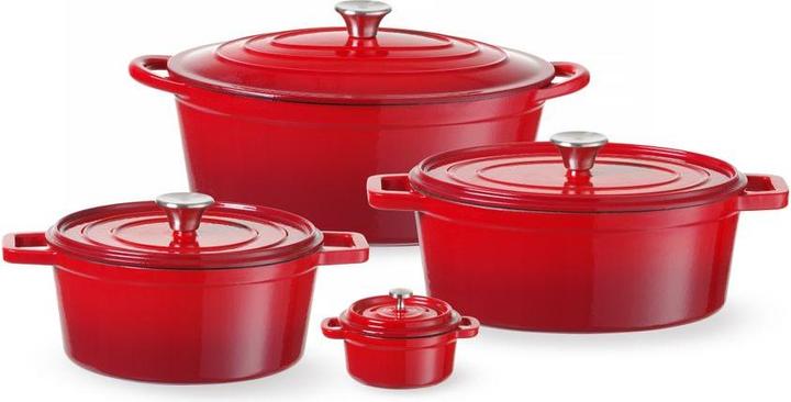 Actual product image Hendi Emaillierter Gusseisentopf (Pan set + pot set, Cast iron, Enamel)