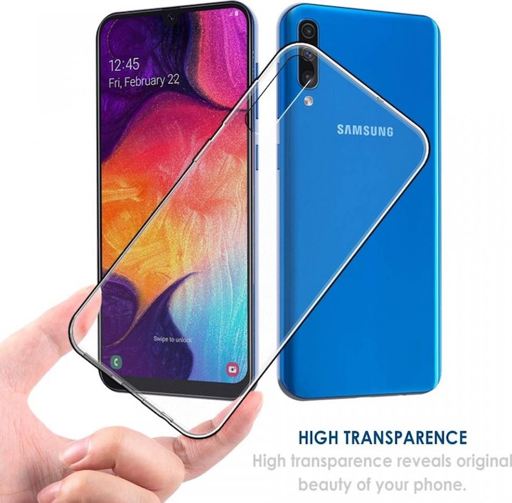 Immagine prodotto Screenguard Custodia Samsung Galaxy A50 flessibile in TPU trasparente (Samsung Galaxy A50)