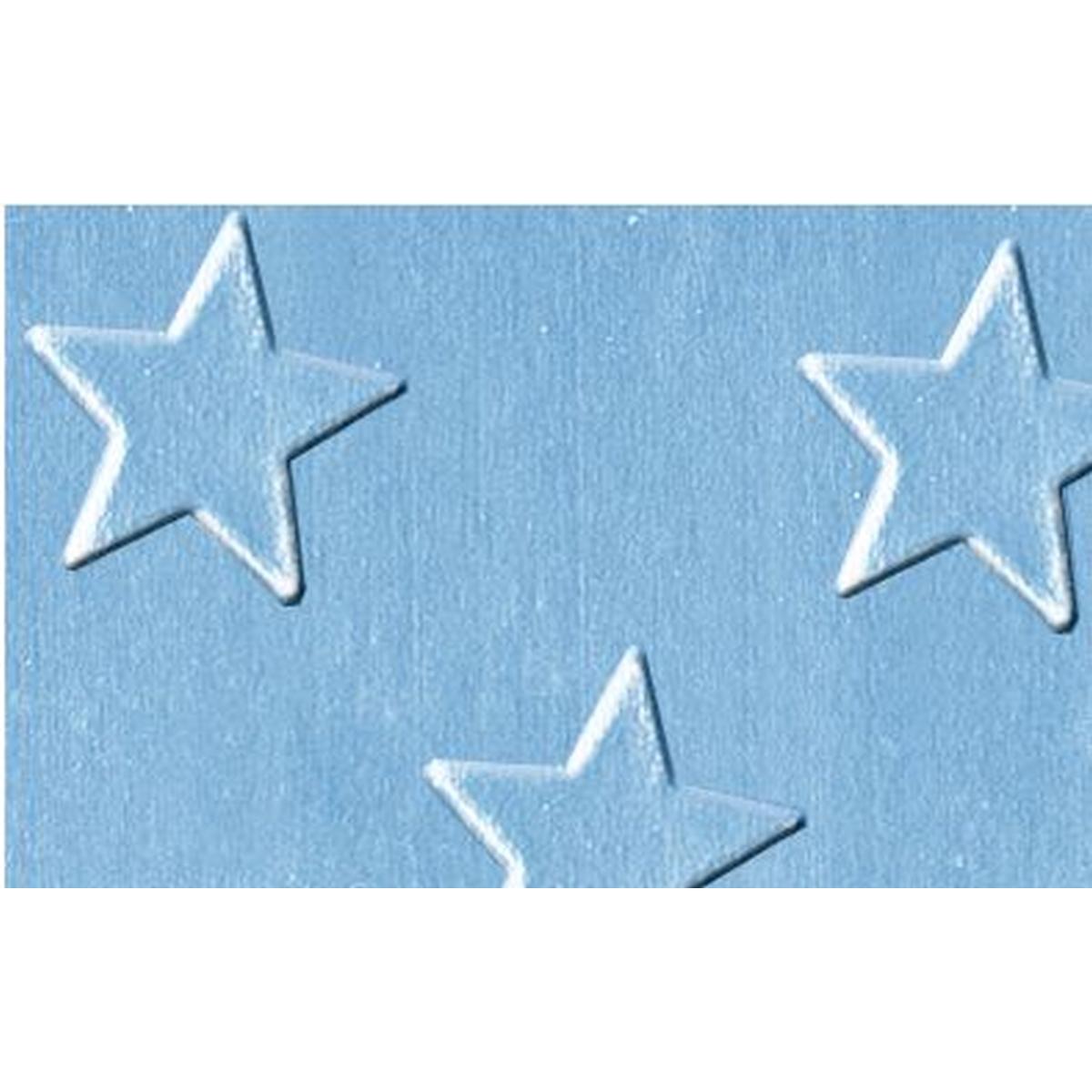 Thumbnail - Ursus, Bastelpapier, Alu-Sternchenkarton 300g/qm 35x50cm VE=10 Blatt hellblau (300 g/m², 1 x)