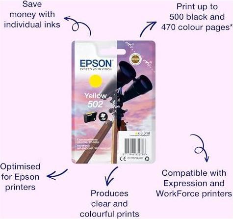 Image du produit Epson 502 (Y)