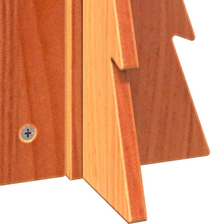 Immagine prodotto VidaXL Albero di Natale in legno Decorazione albero di Natale in legno 49cm pino massiccio