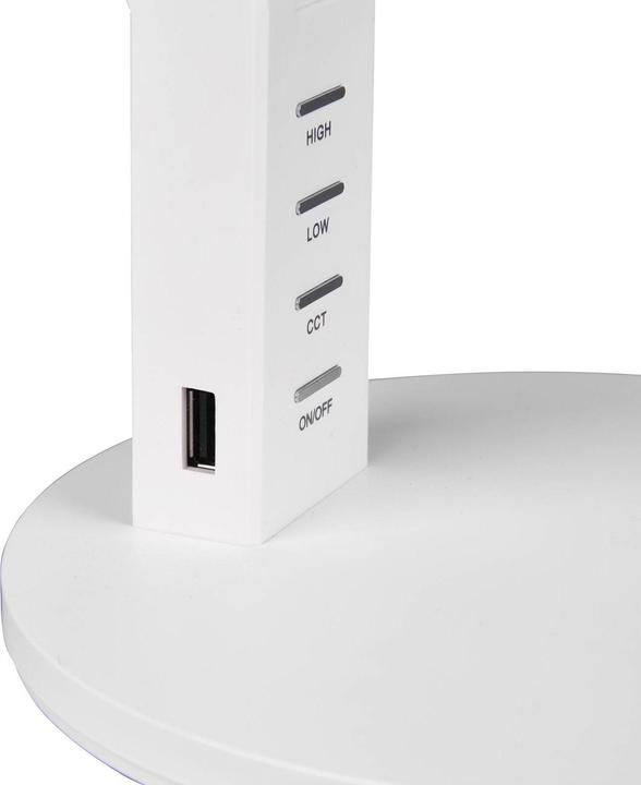 Produktbild Trio Leuchten LED Tischleuchte Ava 523090131, Kunststoff Weiss matt, inklusiv 5 Watt LED (600 lm)