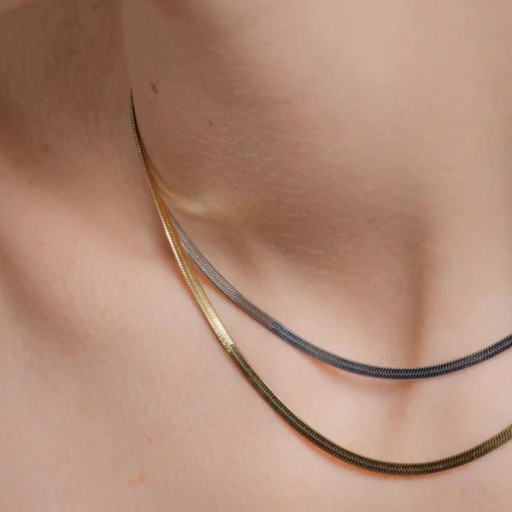Produktbild Rosefield Halskette Snake (Edelstahl, Stainless Steel 316L)