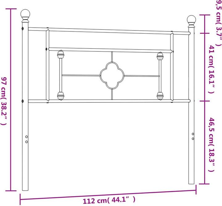 Image du produit vidaXL Jana (112 x 3 x 97 cm)