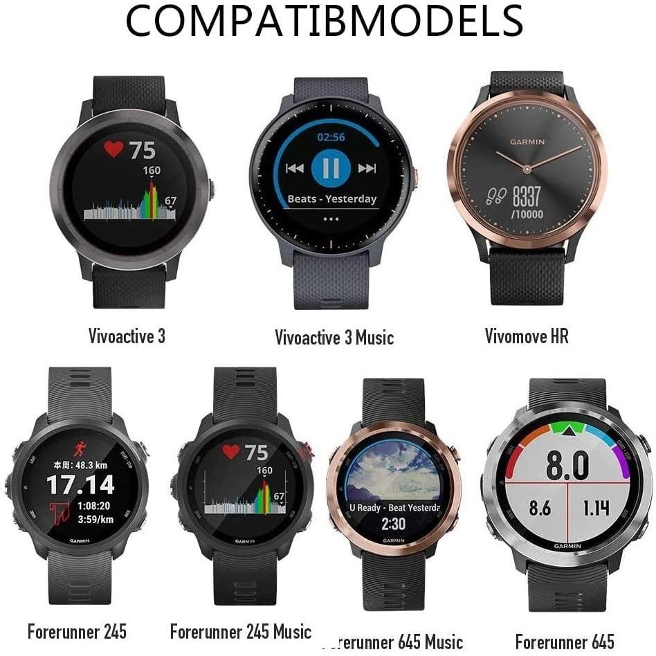 Thumbnail - Strap-it Sportband (Silikon, Vivoactive 3), Uhrenarmband, Grün
