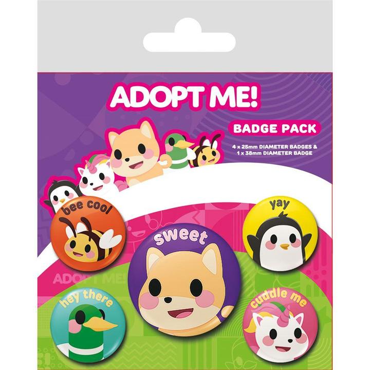 Actual product image Adopt Me Core Badge (Pack of 5)