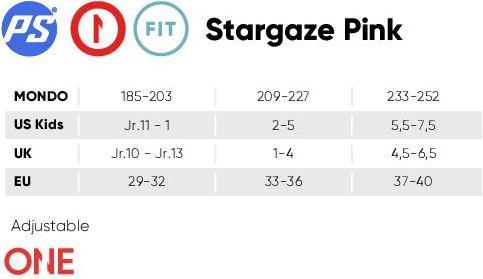 Actual product image Powerslide PHUZION KIDS SKATES Stargaze Pink 37-40 (39)