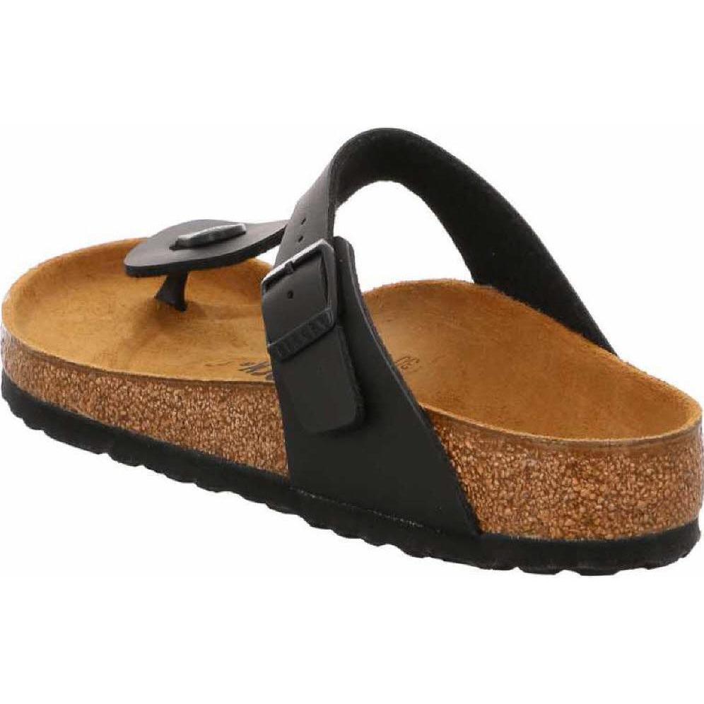 Thumbnail - Birkenstock, Unisex, Sandalen, Gizeh Birko-Flor Normal, Schwarz, (38)