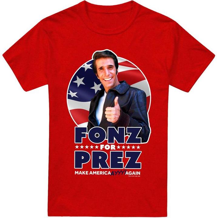 Produktbild Happy Days Fonz for Prez TShirt (3XL)