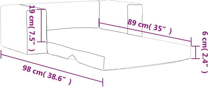 Immagine prodotto vidaXL Kindersofa (Divano per bambini, Poltrona per bambini)