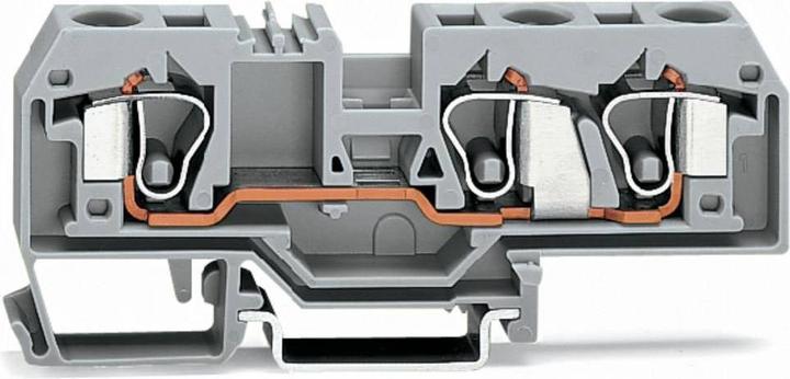Wago Vago 3ème conducteur gris 10mm2 mâle (284-681)