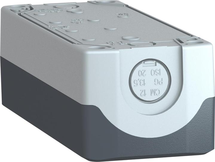 Actual product image Schneider Electric Pushbutton housing 22mm 4 hole gray