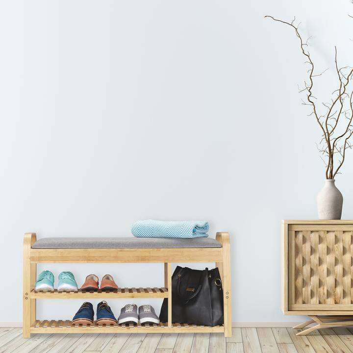 Image du produit Relaxdays Banc chaussures (100.5 x 33 x 50 cm)