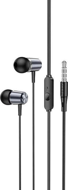 Immagine prodotto Hoco - Wired Earphones (M108) - Jack 3.5mm with Microphone, 1.2m - Metal Gray (Cablato)