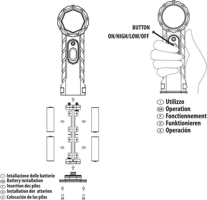 Produktbild S.T.A.K ATEX LED Flashlight 5W 300lm IP57 (300 lm)