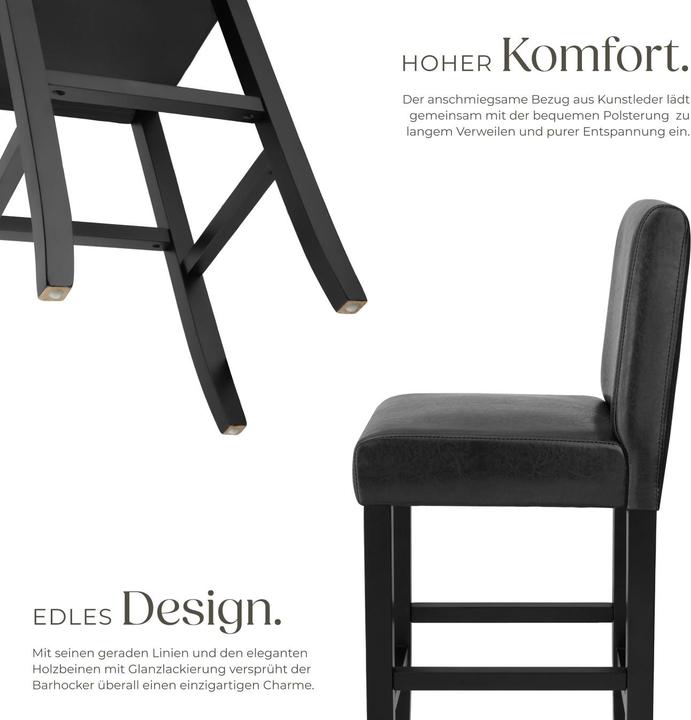 Image du produit tectake Chaise de bar