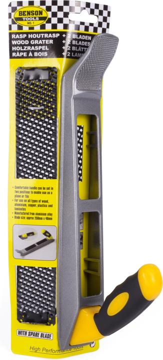 Image du produit Benson Râpe à bois + 2 lames (300 mm)