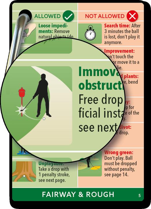 Actual product image Golf Rules TO GO