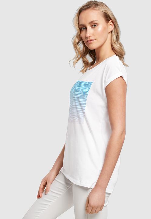 Produktbild Merchcode Ladies Summer - Wavy Pattern T-Shirt - 112601 (XXL)