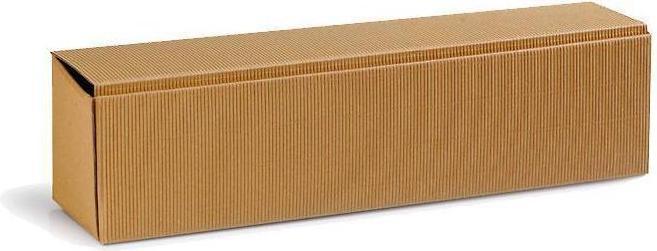 Transpak Flat gift box dimensions 385x92x96mm natural open flute natural (50x)