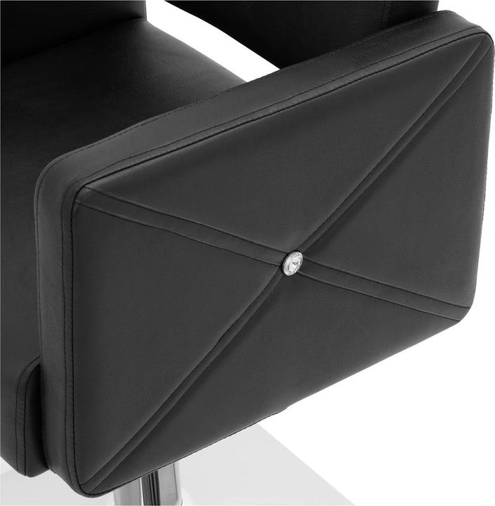 Actual product image Physa Carlisle Salon Chair with Footrest - seat height 45 - 55 cm - 150 kg - black