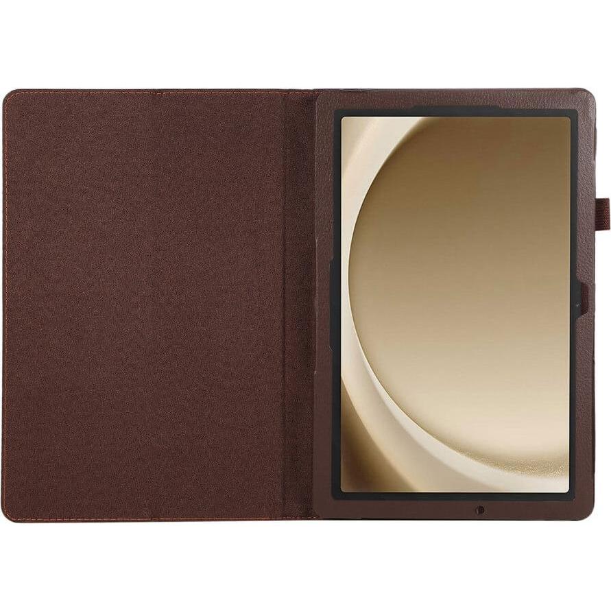 Cover-Discount Galaxy Tab A9+ - Bi-fold Stand Etui braun (Galaxy Tab A9+), Tablet Hülle, Braun
