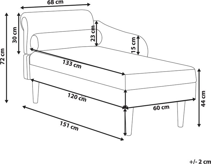 Actual product image Beliani Yvoire (Recamiere)