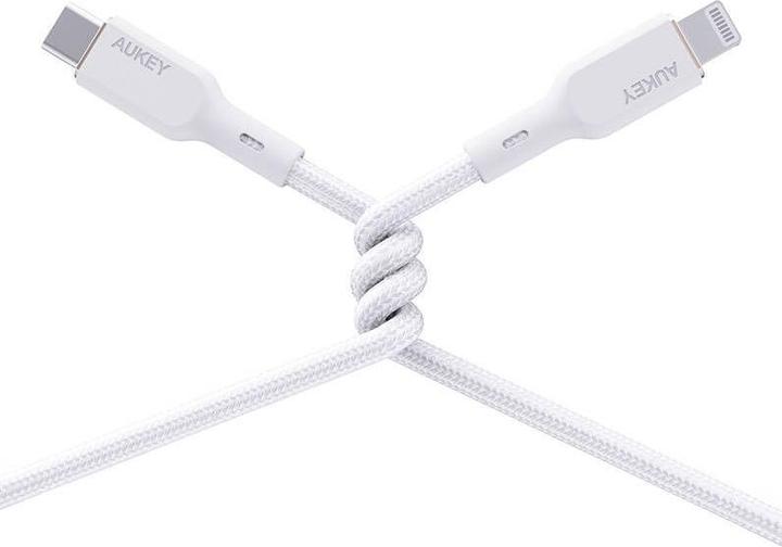 Image du produit Aukey Câble CB-NCL2 USB-C vers Lightning 1.8m (noir) (1.80 m, USB 3.2 Gen 1, 27 W)