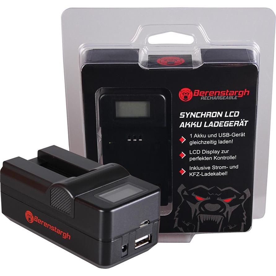 Berenstargh Synchron USB Ladegerät f. Canon NB-9L Digital IXUS 1000 1000HS 1100HS 500 HS 510HS NB-9L (Caricabatterie per fotocamere), Alimentatore fot
