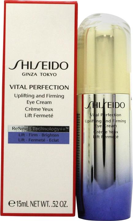 Image du produit Shiseido Vital Perfection - Crème pour les yeux liftante et raffermissante (Crème pour les yeux, 15 ml, Jour + nuit)