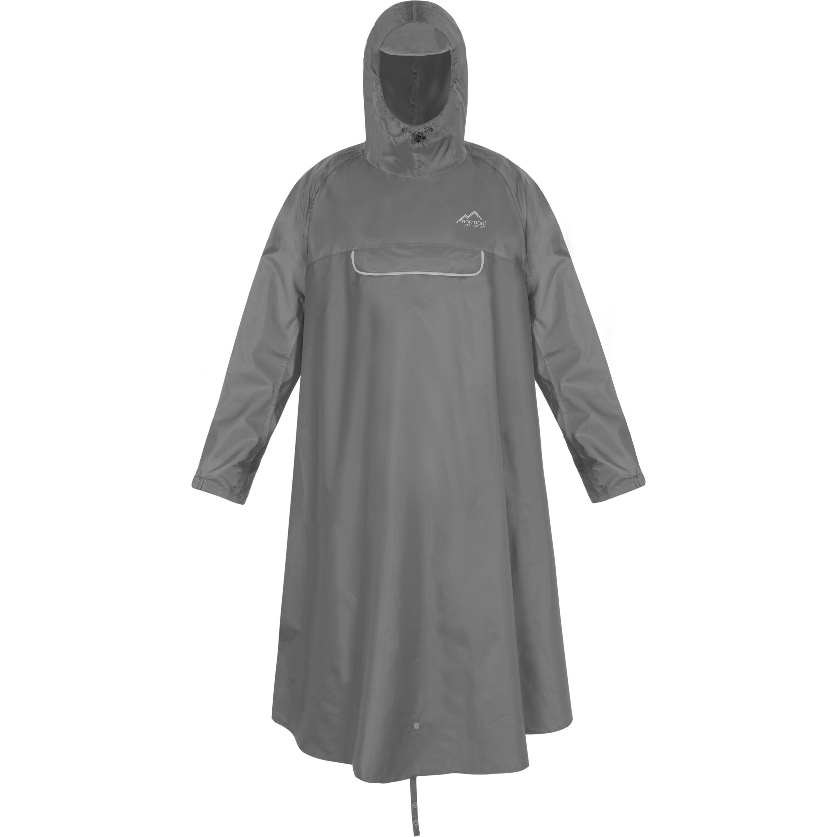 Thumbnail - Normani, Unisex, Jacke, Regenponcho Quibdó (52, 54), Grau, 52, 54