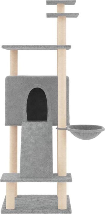 Actual product image vidaXL Kratzbaum (153 cm, Light grey)