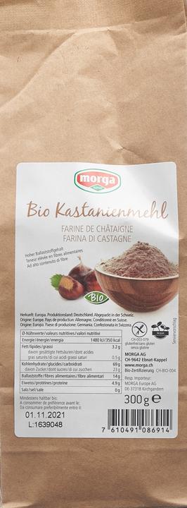 Image du produit Morga Farine de châtaigne (300 g)