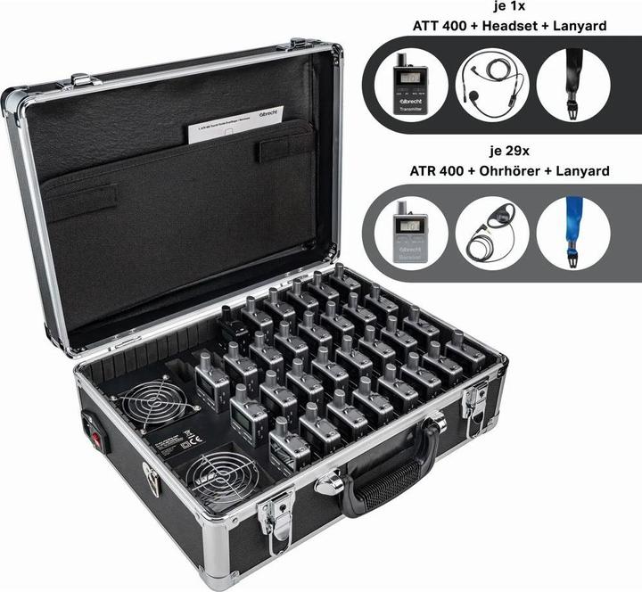Produktbild Albrecht 30er Set ATR 400 im Ladekoffer (0.20 km)