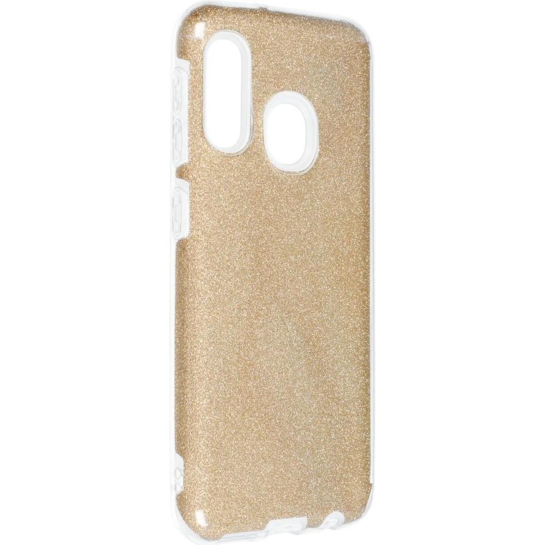König Design Handyhülle für Samsung Galaxy A20e Schutzcase Cover Bumper Schale Glitzer Gold (Samsung Galaxy A20e), Smart...