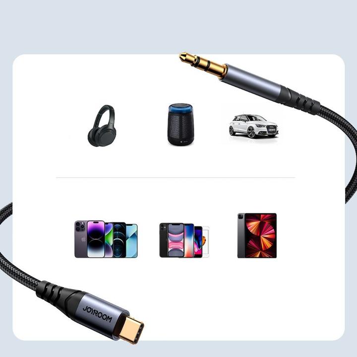 Produktbild Joyroom USB-C – 3.5mm Klinke (1.20 m, Kabel ohne Stecker)